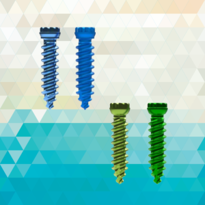 Binary lumbar plate screw options